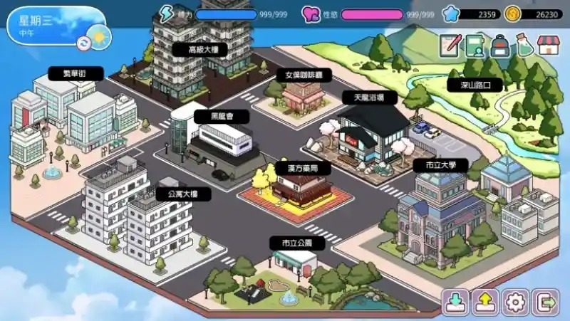 背德浴场 路线攻略 专题图